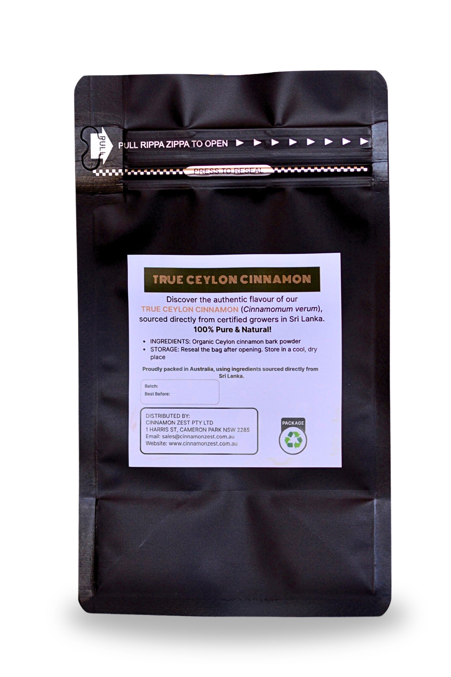 True Ceylon Cinnamon Powder 125g